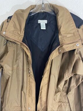 Men's Tan Lightweight Hooded Jacket By Mountain Tek